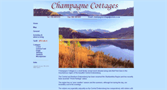 Desktop Screenshot of champagnecottages.co.za